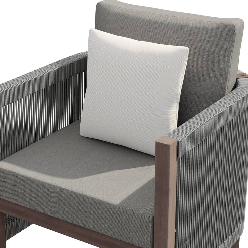 Corvus Iona 2-piece Outdoor Club Chair with Sunbrella Cushion and Pillow