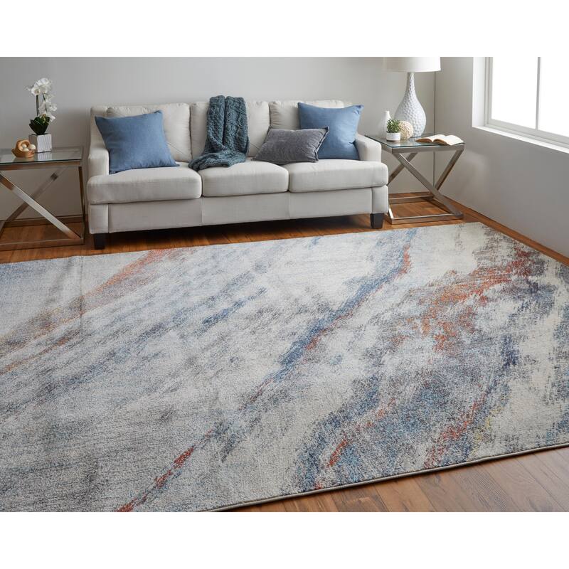 Adelmo Power Loomed Contemporary Area Rug
