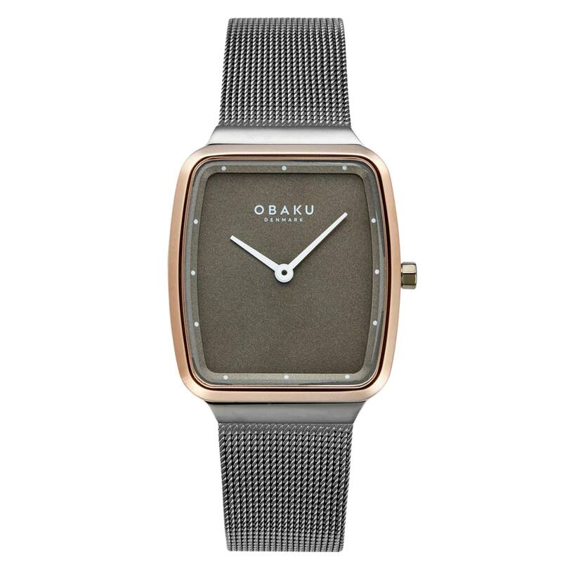 Obaku Women's Tern Lille Grey Dial Watch - V267LXPUMU - One Size