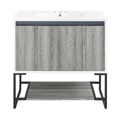 Swiss Madison SM-BV143-3 Marseille 37" Free Standing Single Basin