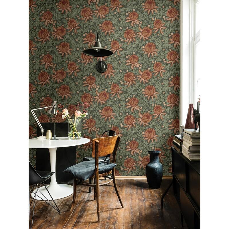 A-Street Prints Arthur Green Thistle Wallpaper