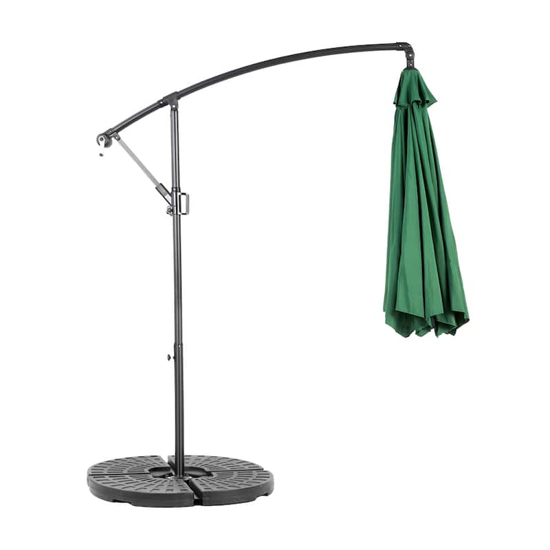 Topcraft 10ft Offset Hanging Market Patio Umbrella