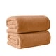 preview thumbnail 68 of 181, Linery & Co. Luxury Cotton Textured Bath Towel Bath Sheet (Pack of 2) - Clay
