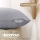 preview thumbnail 77 of 89, Deconovo Faux Linen Throw Pillow Covers 4 PCS(Cover Only)