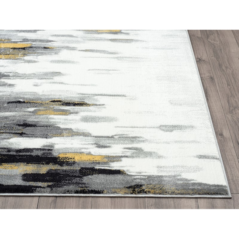 Abani Porto Contemporary Abstract Area Rug