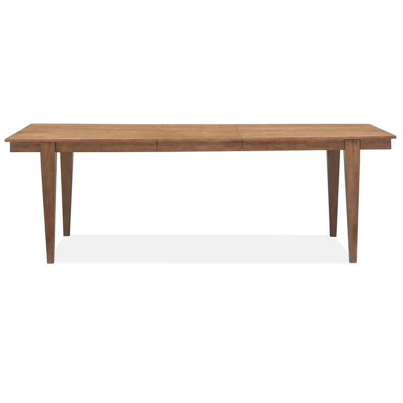 Magnussen Home Lindon Belgian Wheat Extendable Rectangular Dining Table - 38''W x 72''D x 30''H