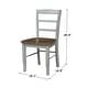 preview thumbnail 42 of 128, International Concepts Solid Wood Madrid Ladderback Chairs, Set of 2 - N/A