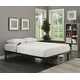 preview thumbnail 6 of 4, Rowan Black Metal Adjustable Bed Base Queen