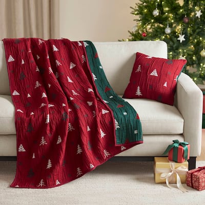 Madison Park Winter Throw Set