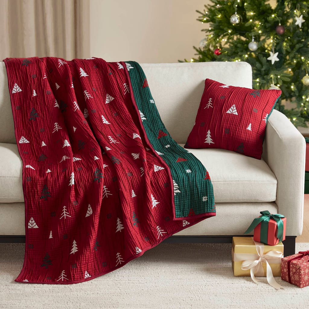 Madison Park Winter Throw Set