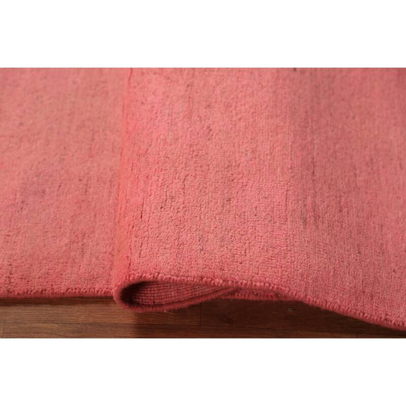 Pink Gabbeh Oriental Runner Rug Handmade Wool Carpet - 3'4" x 6'7"