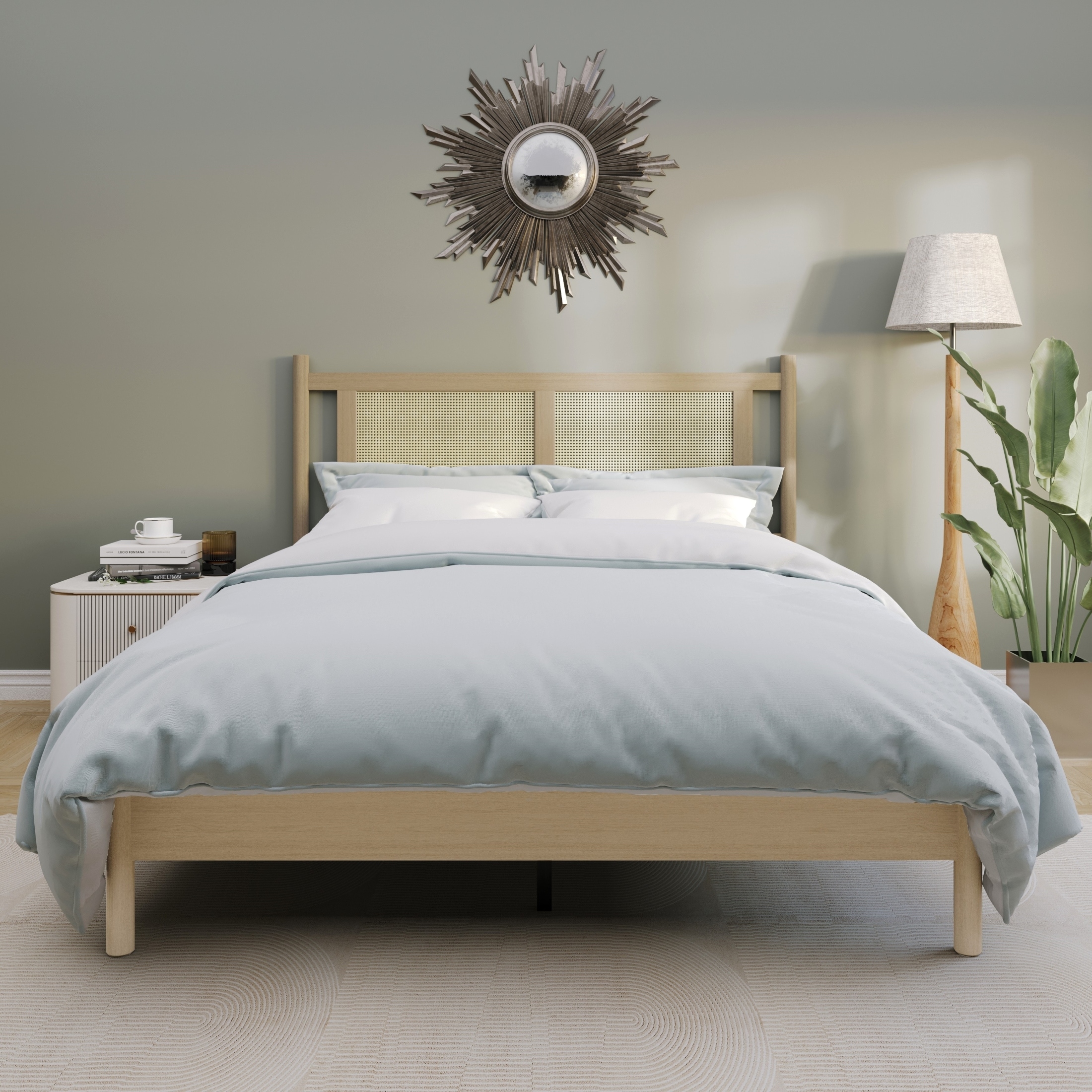 CraftPorch Transitional Wooden Platform Bed