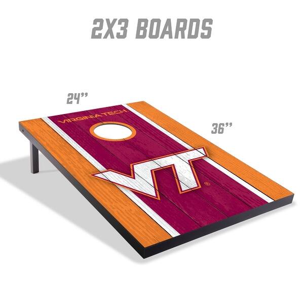 Virginia Tech Hokies NCAA Compact 2x3 Tailgate Cornhole Board Set