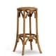 preview thumbnail 3 of 4, Flint Walnut Rustic Backless Bar Stool