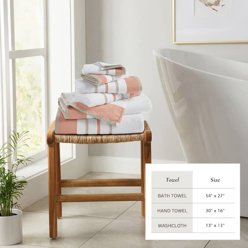 Linery & Co. Luxury Cotton Decorative Towel Set.