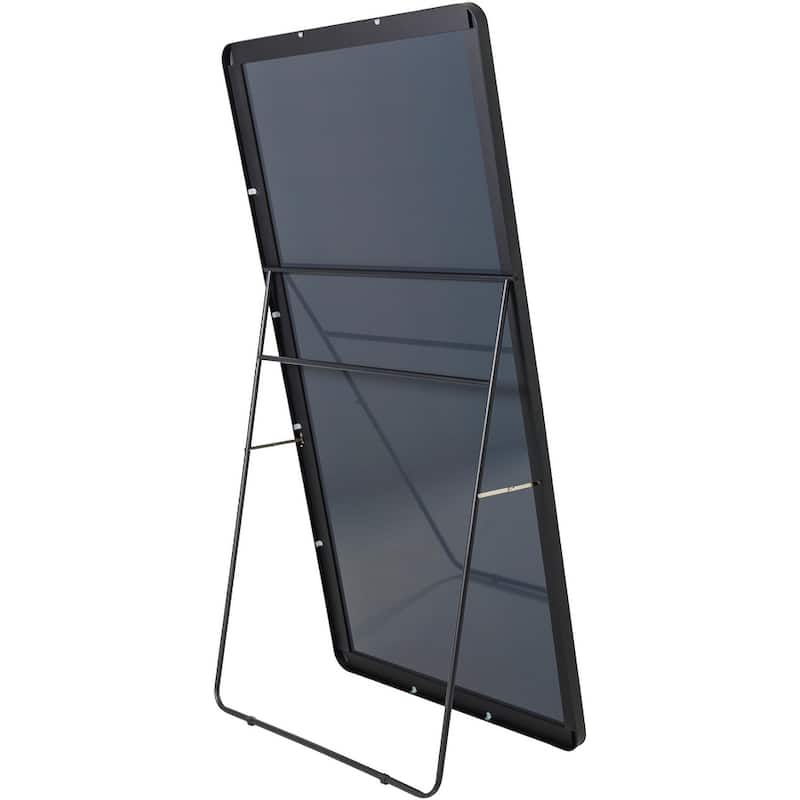 Livabliss Aranya Modern Aluminum Rectangular Easel Mirror