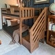 preview thumbnail 19 of 42, Max and Lily Twin over Twin Low Bunk Bed with Staircase