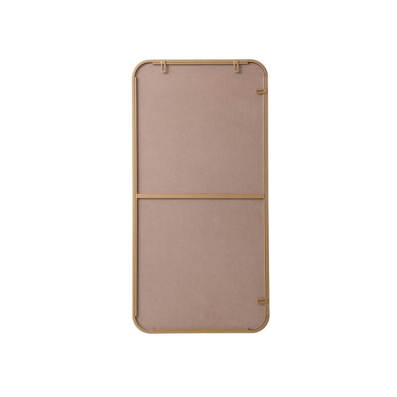 Ezra Soft Corner Metal Rectangular Mirror