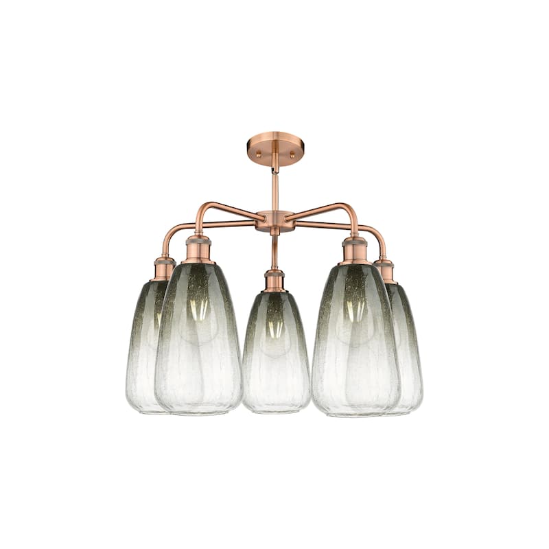 Innovations Lighting Endless Possibilities Ballston - Brookhaven Almond - 5 Light 25" Stem Hung Chandelier