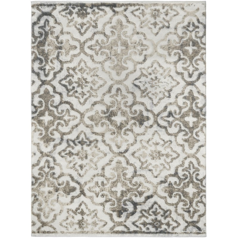 Denver Calypso Transitional Area Rug - 7'10"x9'10" - Beige