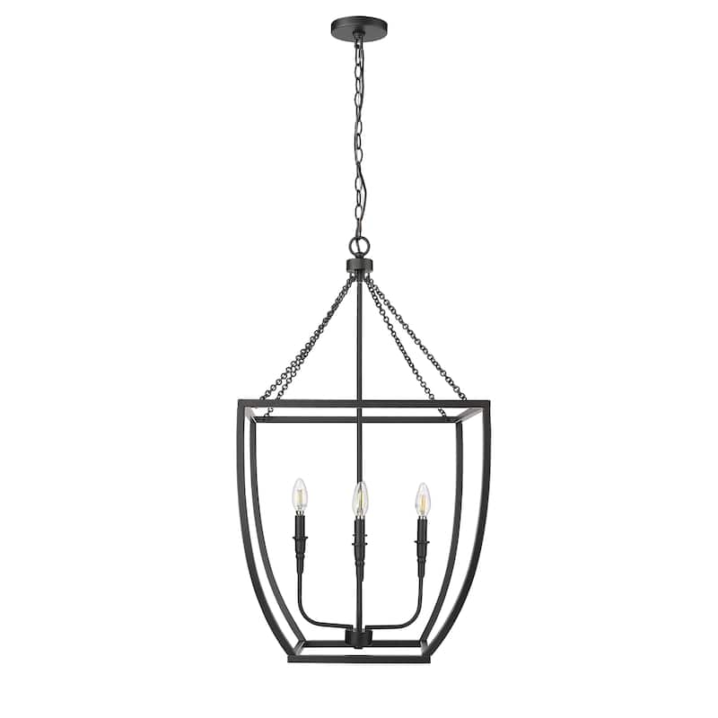 Millennium Lighting Kelsey 4 Pendant Fixture - 36.87 Inch - Matte Black - 36.87 Inch