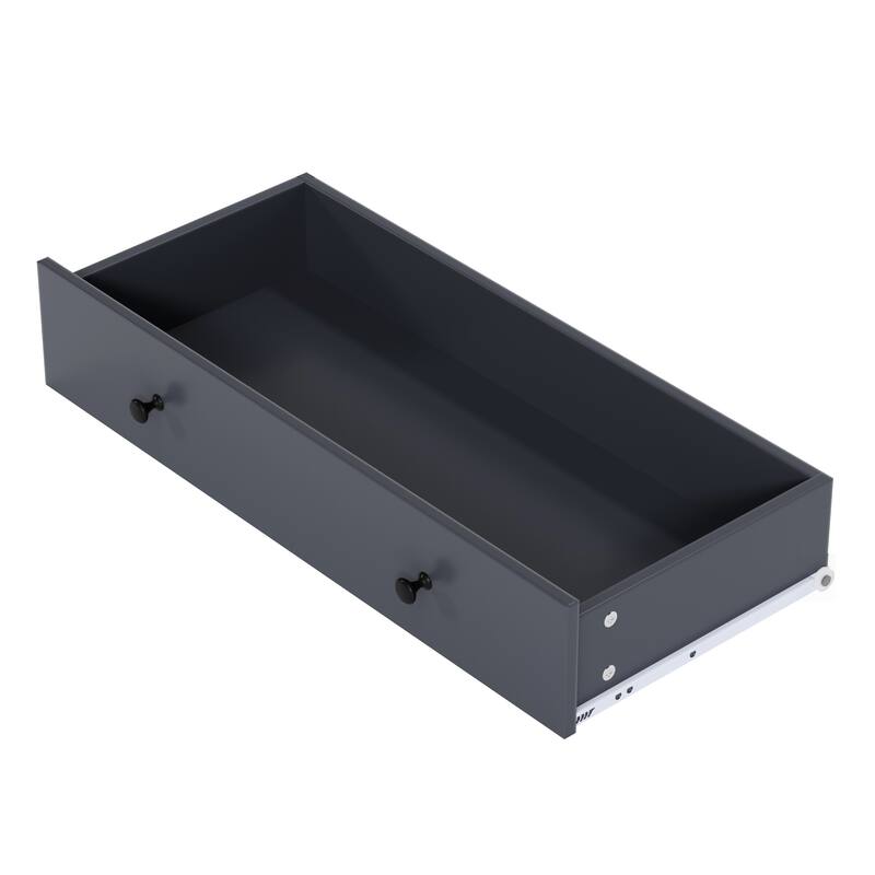 77" Farmhouse Kitchen Pantry, Freestanding Tall Cabinet with Adjustable Shelves, Door Racks & Drawers for Dining Room