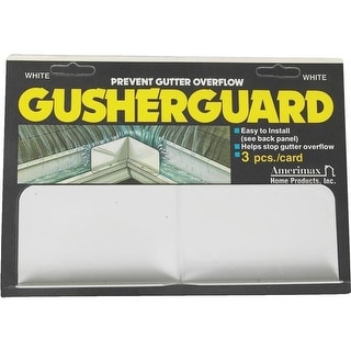 Amerimax Home Products 3Pk White Gusher Guard 25074 Unit: PKG - Bed ...