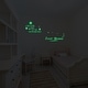 preview thumbnail 1 of 4, Walplus Glow In The Dark Wall Stickers Letters Stars Sweet Dreams