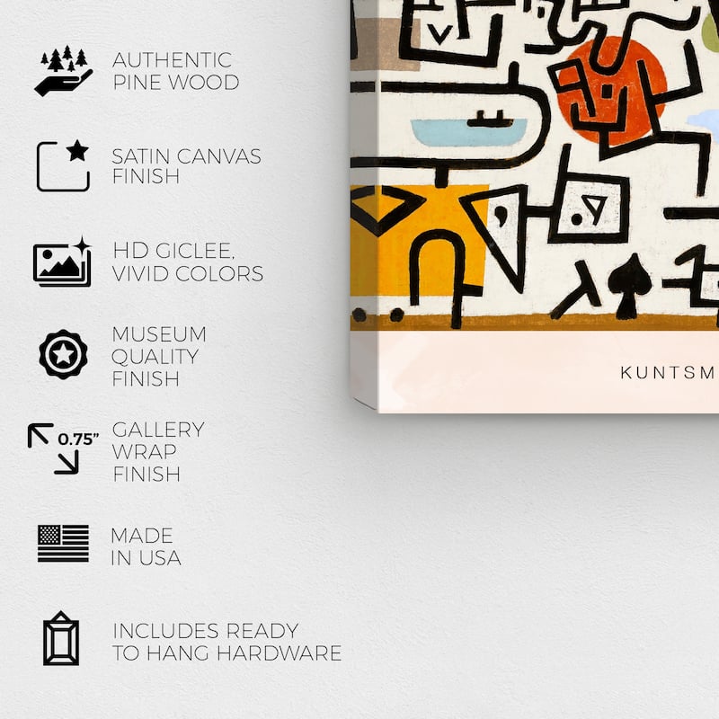 Wynwood Studio Abstract A travel picture White and Cream White Modern & Contemporary Wall Art Canvas Print