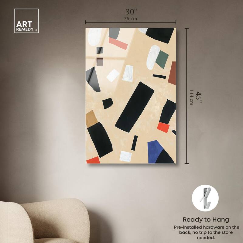 Mindscape Mosaic I Acrylic by Art Remedy, Ready to Hang