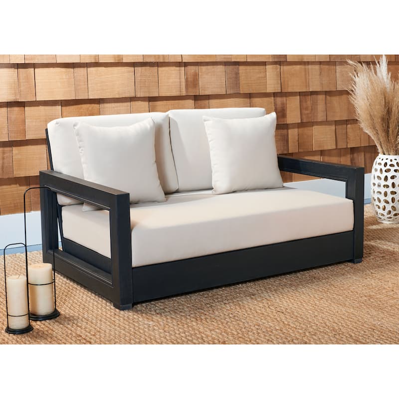 SAFAVIEH Couture Montford Brazilian Teak 2-Seat Bench - 53"W x 36"D x 27"H