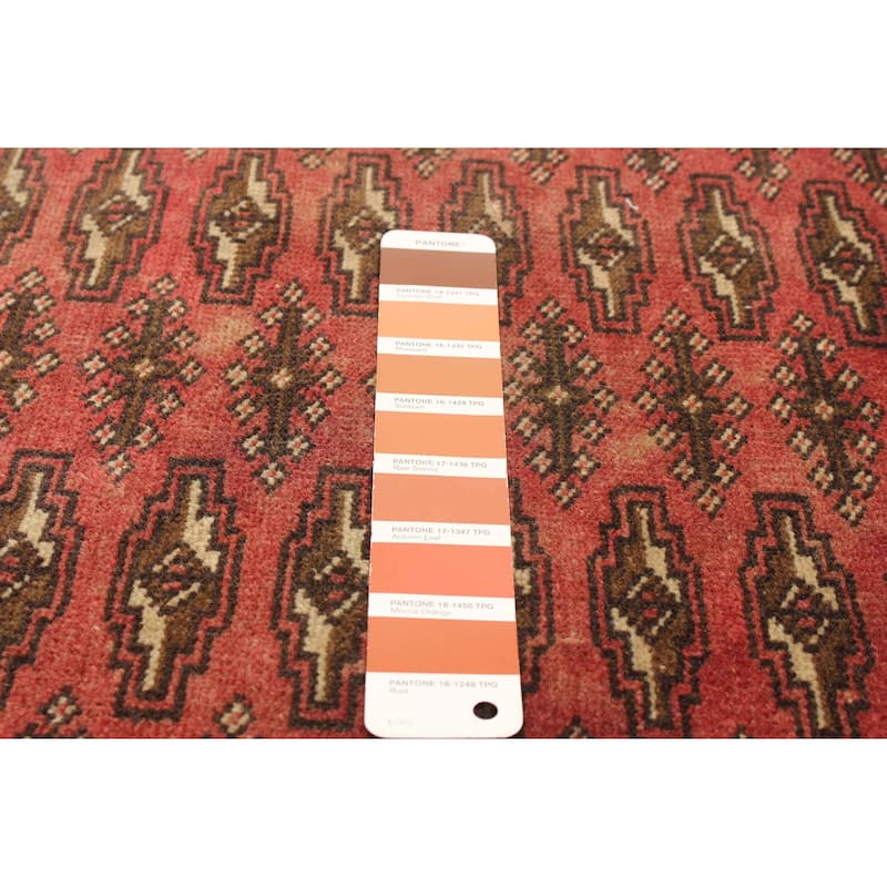 ECARPETGALLERY Hand-knotted Teimani Copper Wool Rug - 4'4 x 6'5