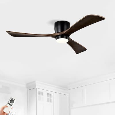Ceiling Fan with Lights ,3 Wood Blade, 6 Speed Levels Remote Control