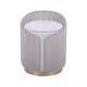 preview thumbnail 9 of 7, Two-Toned Ottoman with Storage or Vanity Stool, Taupe