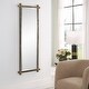 preview thumbnail 4 of 5, Ribbed Frame Wall Dressing Mirror - 60.25"