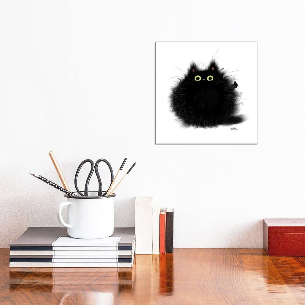 iCanvas "Thumbs Up Cat." by Dan Tavis Canvas Print