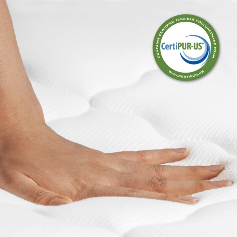 10" Hybrid Memory Foam Mattress – Medium Firm Support with Reinforced Coils for Pressure Relief, CertiPUR-US Certified