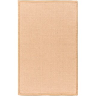 Handwoven Eco Natural Fiber Jute Cotton Bordered Casual Area Rug