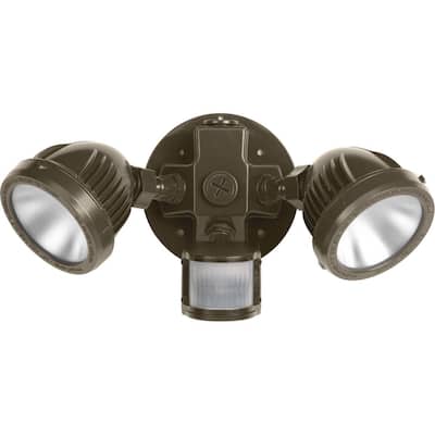 Progress Lighting 2 Light 13" Wide LED Outdoor Security Flood Light