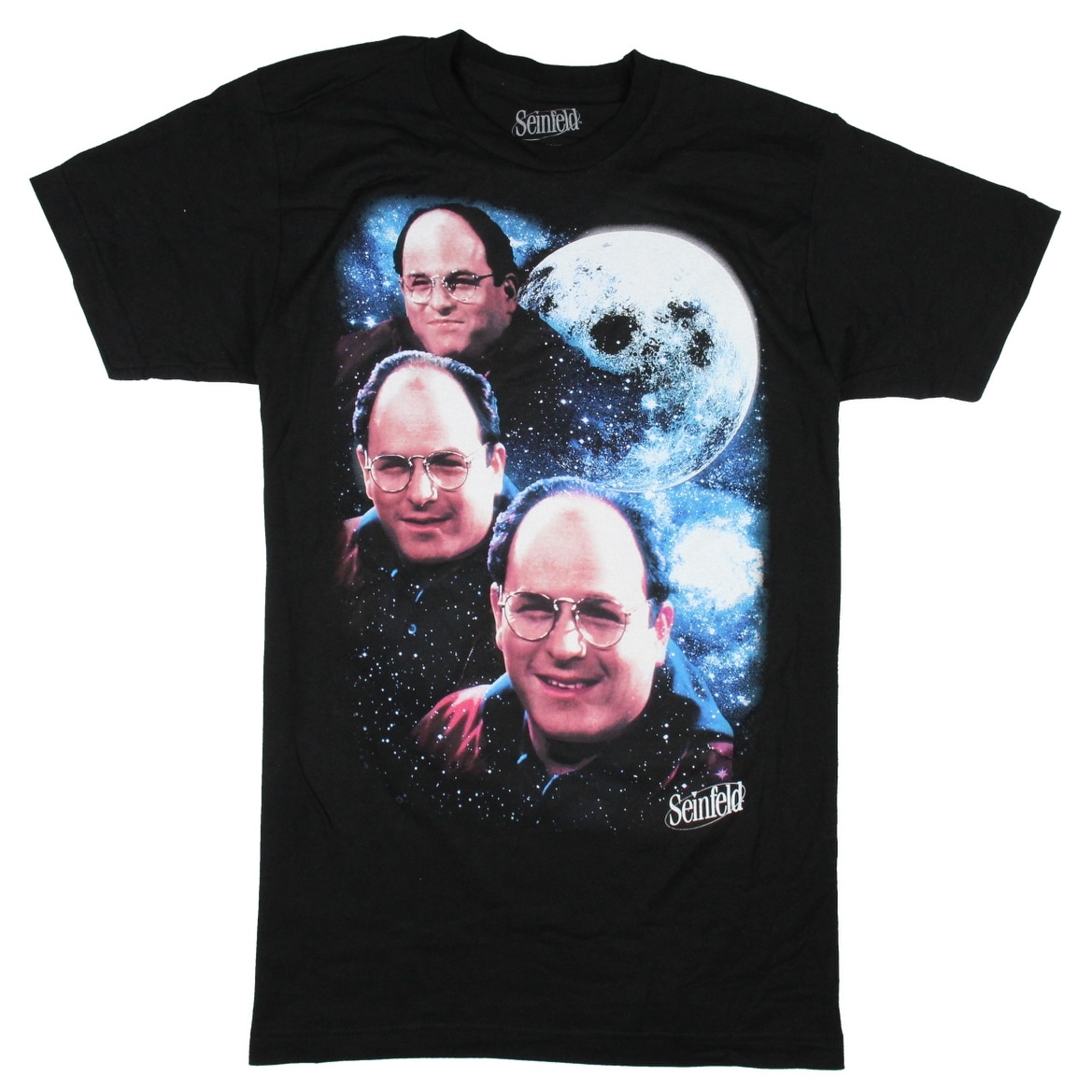 Seinfeld Men's George Costanza George in Space Graphic T-Shirt