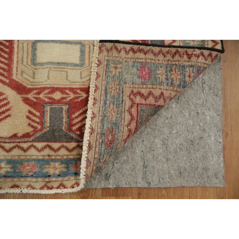 Hand Knotted Oriental 100% Wool Carpet Traditional Tribal Greys & Charcoal Meshkin Runner Rug - 10' 1'' X 3' 4''