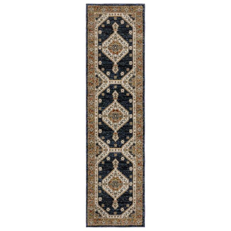 HomeRootsMedallion Bohemian Rectangle Area Rug