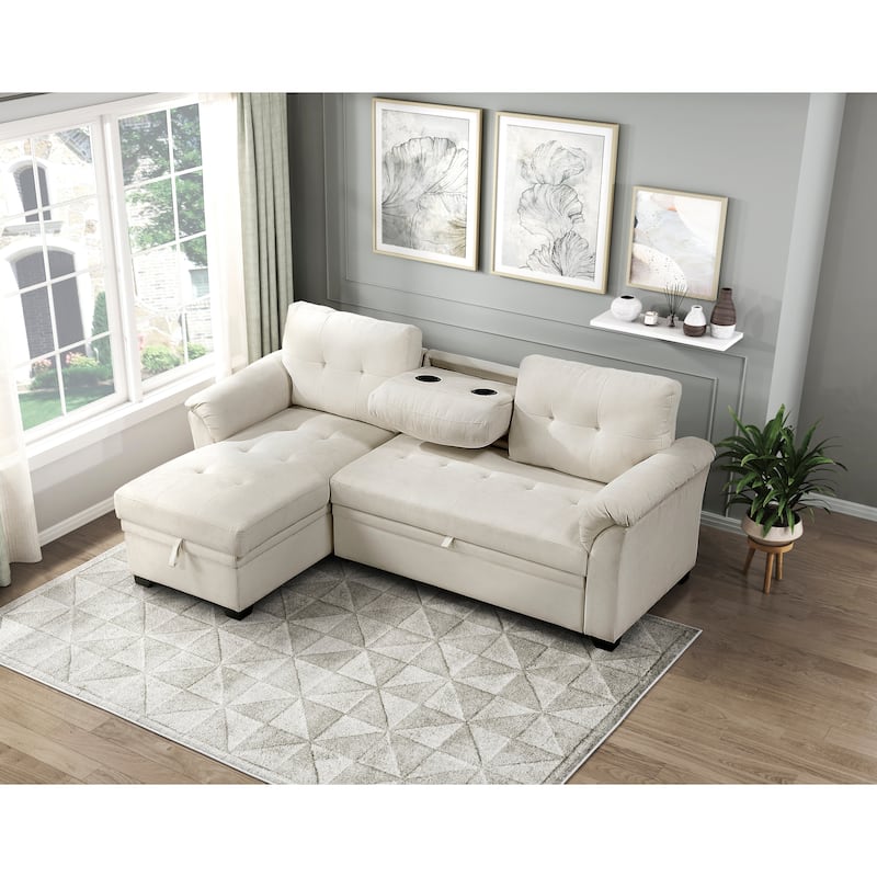 Fremont & Park Holden Textured 2-Piece Reversible Sectional Sofa - Reversible Chaise