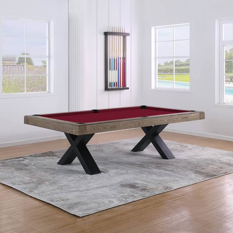 Texas II 8ft Slate Pool Table - Green