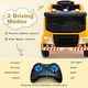 preview thumbnail 8 of 27, 12V Kids Ride-on Garbage Truck with Warning Lights and 6 Recycling Accessories - 33.5" x 20.1" x 22.8"