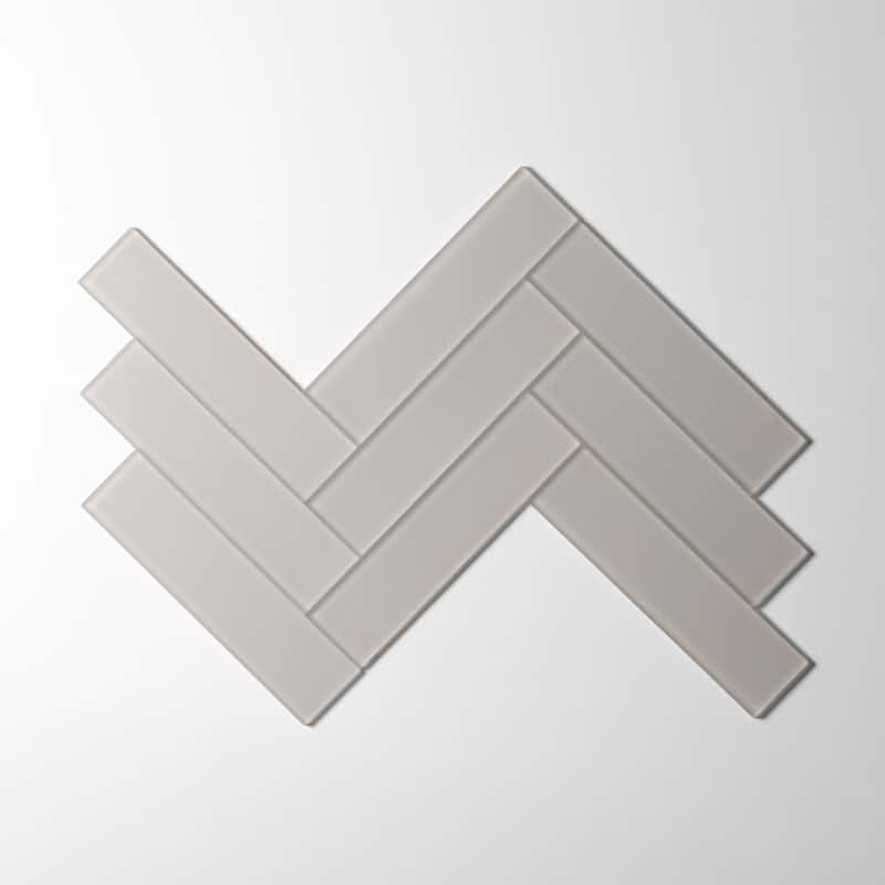 2 in. x 8 in. Glass Subway Wall Tile
