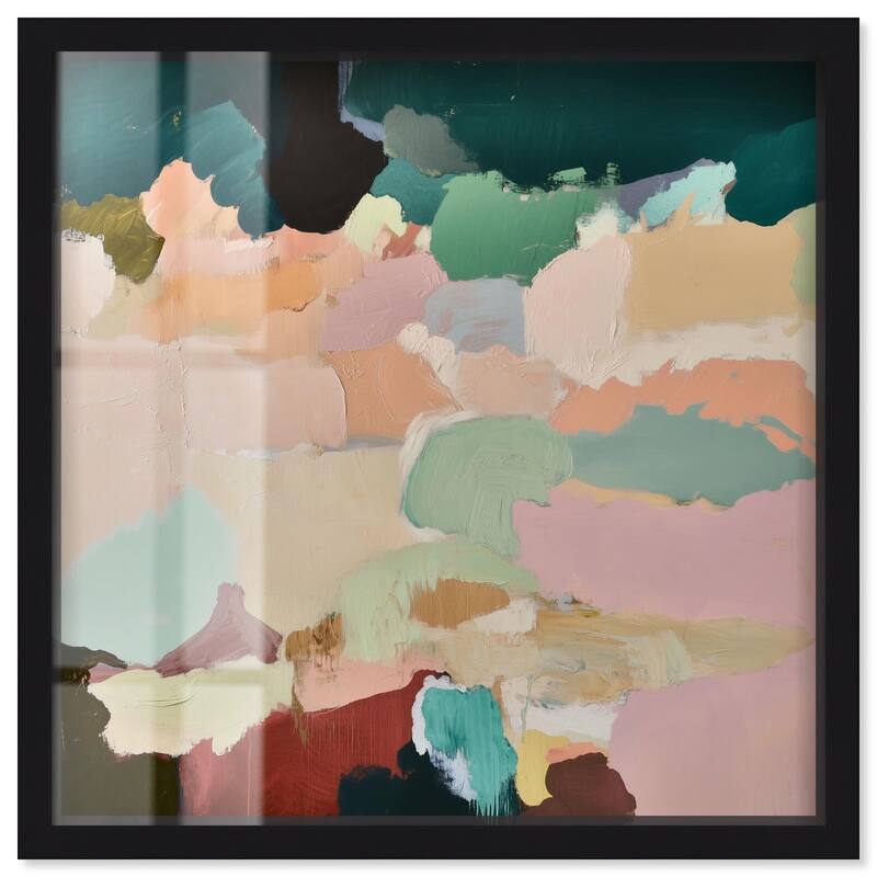 Brushed Beauty III Shadowbox by Art Remedy - Black - 12" x 12"