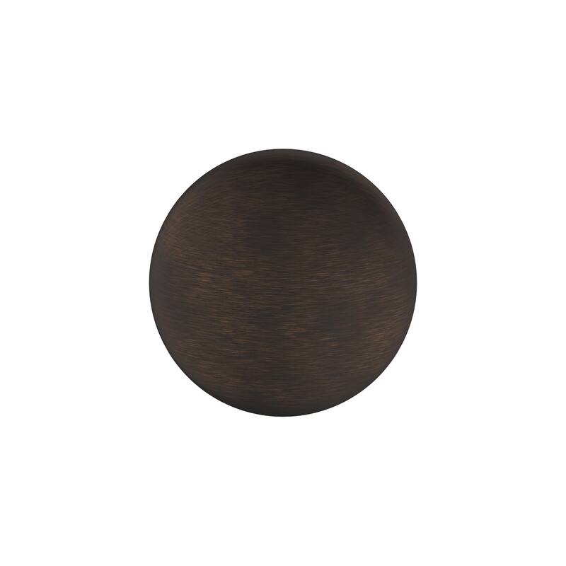 Era 1-1/4 in (32 mm) Diameter Oil Rubbed Bronze Hollow Cabinet Knob - 1.25