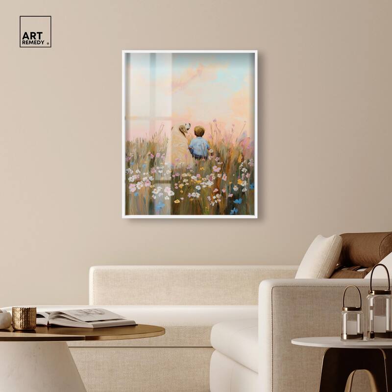 Sunset Companions Shadowbox by Art Remedy