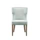 preview thumbnail 18 of 26, Madison Park Fillmore Upholstered Wingback Dining Chair Light Sage Green